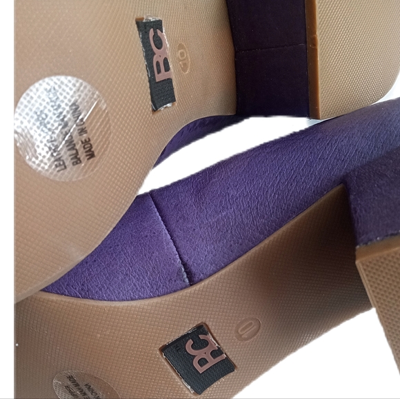 NWOT BC Round-Toe Purple Pump - Picture 14 of 14